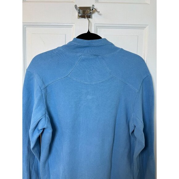 Disney Parks Mickey Mouse Men's Light Blue 1/4 Zip Pullover Size Small - Picture 5 of 8